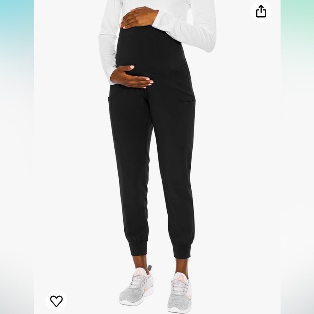 NWOT Med Couture Maternity Jogger Scrub Pants